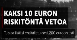 Tarjolla 10€ riskittömät vedot UCL-finaaliin & UFC Tukholmaan + 200€ talletusbonus!