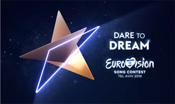 Euroviisut 2019 virallinen logo näyttää tältä.